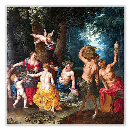 Póster The Feast of Bacchus