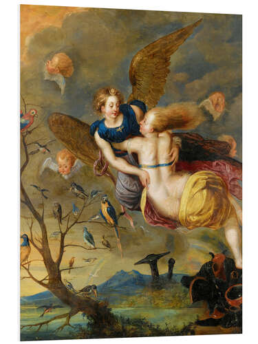 Foam board print An Allegory of Air