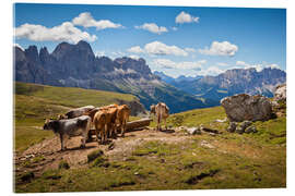 Acrylic print Alpine Paradise