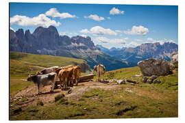 Tableau en aluminium Alpine Paradise