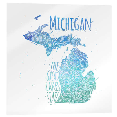 Acrylglasbild michigan