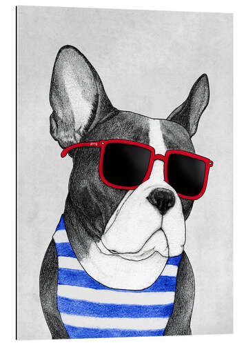 Gallery print Frenchie summer style