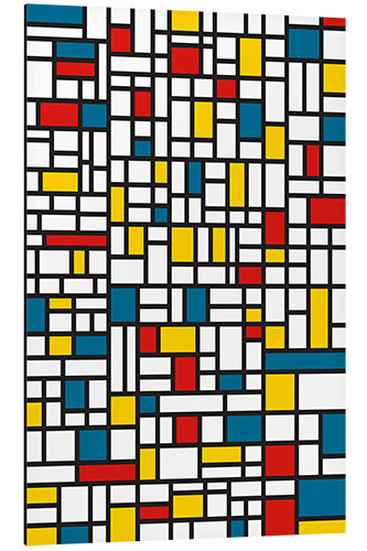 Aluminiumsbilde Mondrian extremes