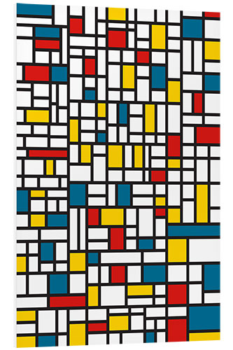 Foam board print Mondrian extremes