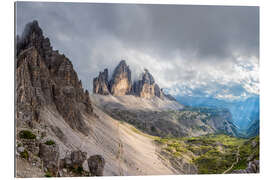 Gallery Print Drei Zinnen in den Dolomiten