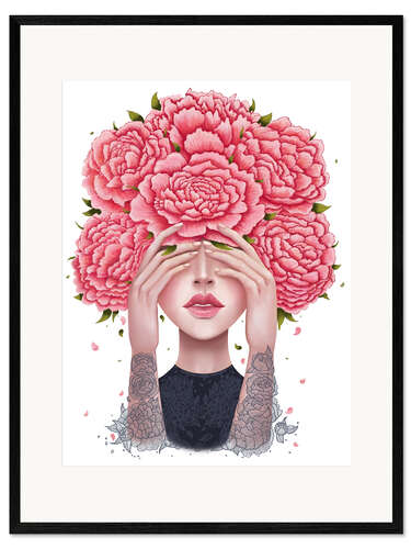 Stampa artistica con cornice Non vedo