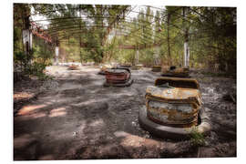 PVC print Pripyat bumper car