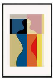 Gerahmter Kunstdruck Schlemmer Tribut