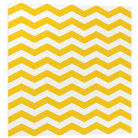 Tableau en PVC Zigzag jaune