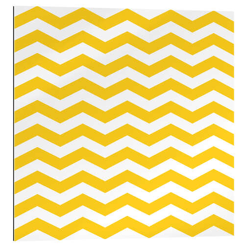 Gallery print Yellow zigzag