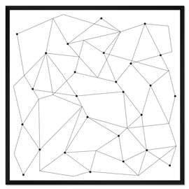 Gerahmter Kunstdruck Geometrical Scandi