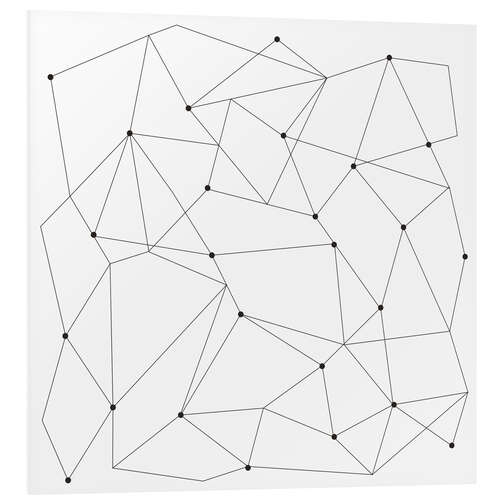 Foam board print Geometrical Scandi