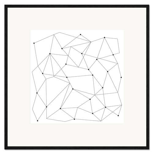 Gerahmter Kunstdruck Geometrical Scandi