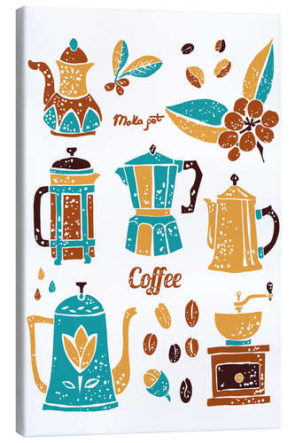 Canvas print Coffee Collection