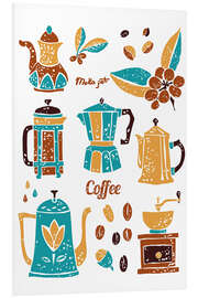 Foam board print Coffee Collection