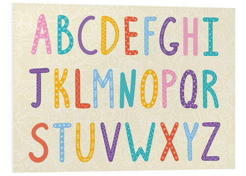 Obraz na PCV Colorful ABC letters