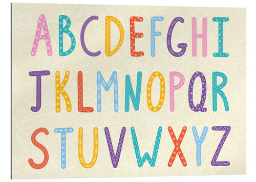 Gallery print Colorful ABC letters