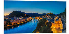 Gallery print Salzburg at blue hour - sunrise