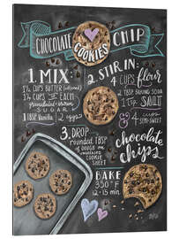 Gallery print Chocolate chip cookies recipe.