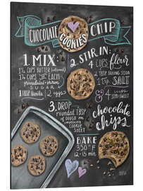 Magnettafel Chocolate-Chips-Kekse Rezept (Englisch)