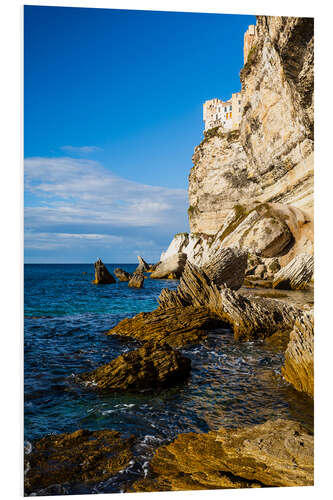 PVC print Bonifacio - Corsica - Cliff