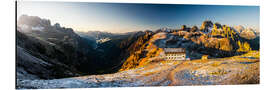 Tableau en aluminium Rifugio Auronzo - Dolomites