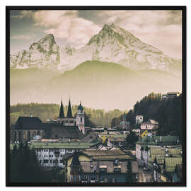 Gerahmter Kunstdruck Watzmann - Berchtesgaden