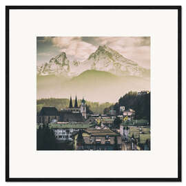 Impresión de arte enmarcada Watzmann - Bavaria