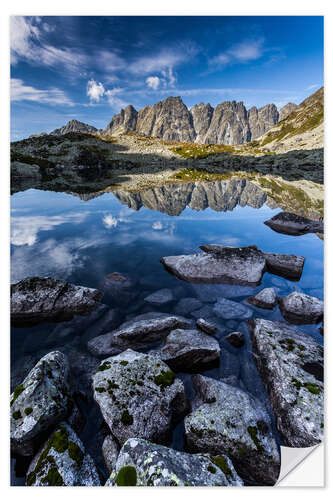 Selvklæbende plakat Zabie plesa - High Tatras