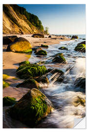 Selvklebende plakat Baltic Sea - Stones