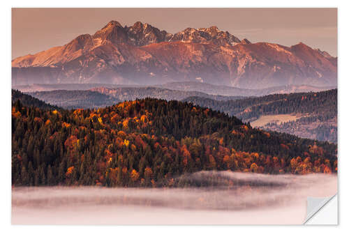 Sticker mural High Tatras