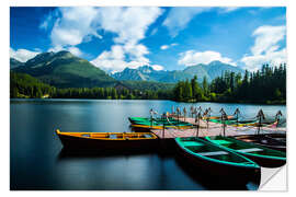 Selvklebende plakat Strbske Pleso - High Tatras