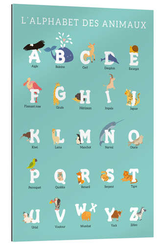 Gallery print Alphabet of Animals (French)