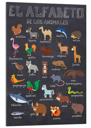 Gallery print Alphabet of Animals (Spanish)