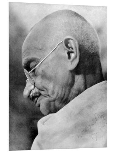 Foam board print Mahatma Gandhi