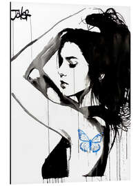 Magnettafel Mein blauer Schmetterling