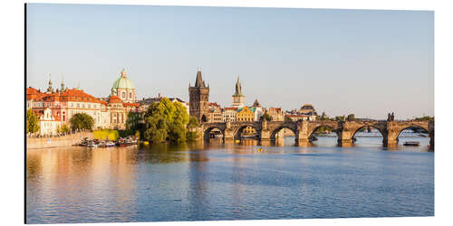 Tableau en aluminium Le Pont Charles, Prague