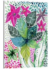 Aluminium print Leafy Tropical