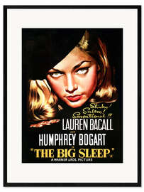 Impresión de arte enmarcada The Big Sleep (inglés)