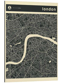 Magnettafel LONDON CITY MAP