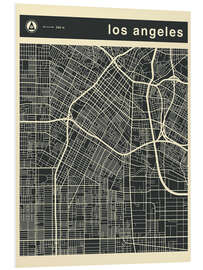 Tableau en PVC Los Angeles City map