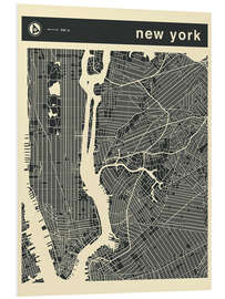 Tableau en PVC Carte de New York