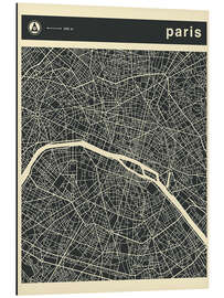 Cuadro de aluminio PARIS CITY MAP