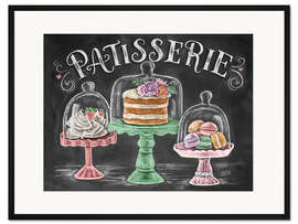 Gerahmter Kunstdruck Patisserie