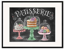 Stampa artistica con cornice Patisserie