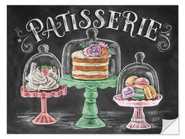 Selvklebende plakat Patisserie