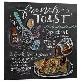 Magnettafel French Toast Rezept (Englisch)