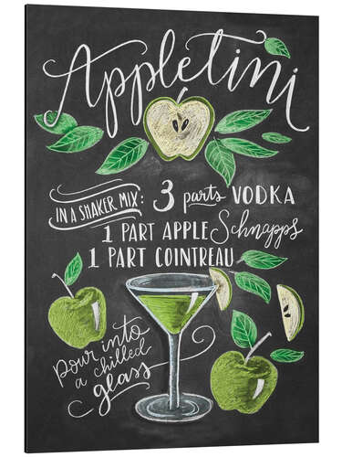 Stampa su alluminio Ricetta Appletini (inglese)