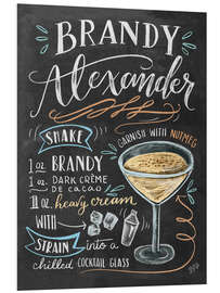 Foam board print Brandy Alexander