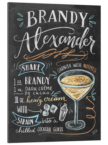 Galleriprint Brandy Alexander oppskrift (engelsk)